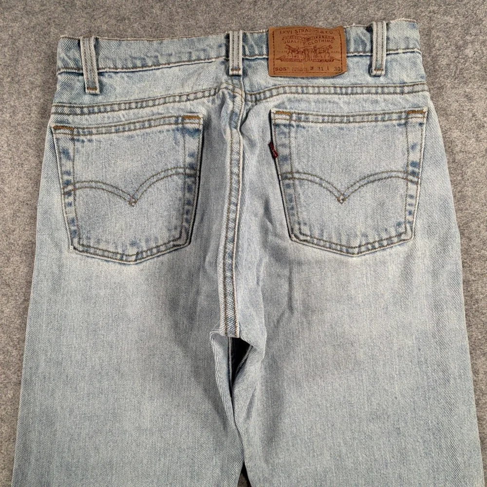 Vintage Levis Jeans Mens 31x30 (Fits 30x29) 505 Straight 90s Made in USA